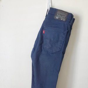 Navy Levi's
